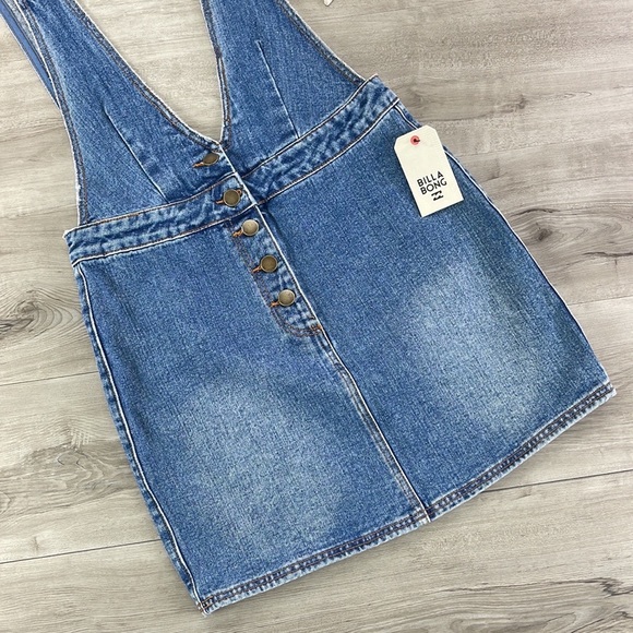 🔆BILLABONG🔆 WARMING UP INDIGO JEAN DRESS - Picture 10 of 17